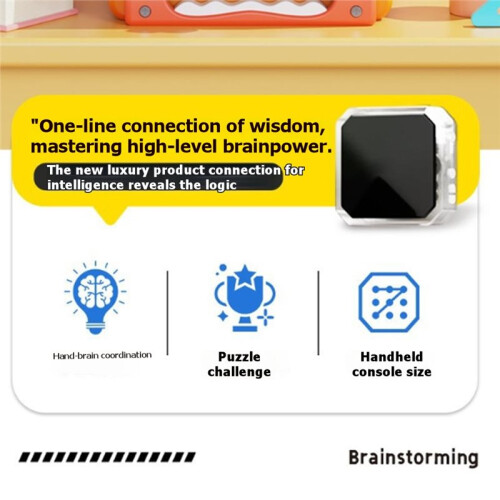 Connect Dots, Solve Logic Puzzles,  Video Games, Train Attention, Interactive Educational for Children Black 2