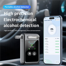 Professionelles Digitales Alkoholmessgerät, Berührungsloser Alkoholtester mit LCD-Bildschirm für die Alkoholkontrolle Am Steuer