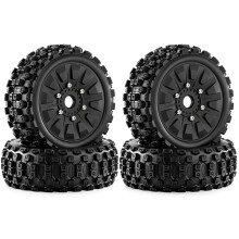 RC Off-Road Buggy Räder Reifen für 1/8 für ARRMA Typhon 3S/6S BLX für  Jato für  RC Auto Upgrade Teile Weiß