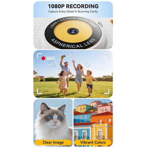 Digital Camera Thumb Camera High-Definition Photo and Video Keychain  1080P HD Camera E 1
