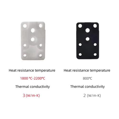 For  A1/A1 Upgraded Heating Assembly Kit Ceramic Block Heat Insulation Heating Component Hotend+ Zirconia