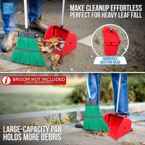 Long Handled Dustpan Garden Cleaning Scoop Only 1