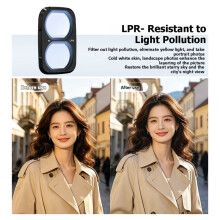 Filtre LPR Magnétique pour Objectif pour pour Osmo Pocket 4P, Filtre pour Vlog, Filtre de Réduction de Pollution Lumineuse