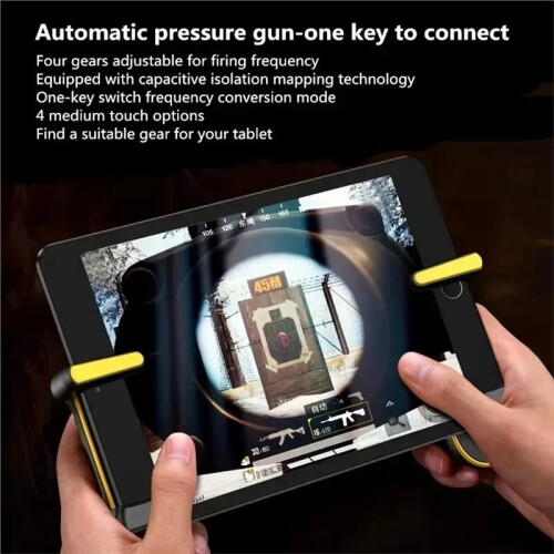 JS31 4 Fingers Tablet Game Trigger Handle L1R1 Fire Aim Shooting Gamepad Joystick Controller for FPS Game Accessories A 2