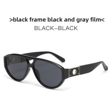 (Black)Classic Style Sunglasses With Antiuv Coating For Driving And Fashion Parties