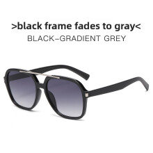 (Black Purple)Classic Sun Glasses With Frame Lenses For Outdoor Urban Style And Fashion Trips