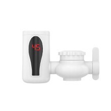 Direct Hot Water Faucet Double Modes Swivel Faucet LED Digital Display Electric Instant Hot Cold Water Heater US Plug