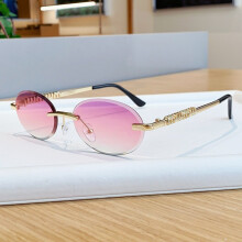 (Pink)Lunettes de soleil style géométrique moderne avec protection UV pour activités de plein air mode