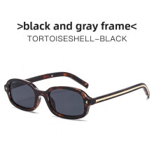 (Brown Dark Gray)Modern Square Sun Glasses With Uv400 For Summer Outings And Fashion Parties