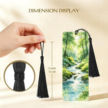 Tassels Boekmerk Bulk - Decoratieve Tassel Charme Ornament Decoratie Als Accessoire Cadeau voor DIY Gouden Handgemaakt Zwart