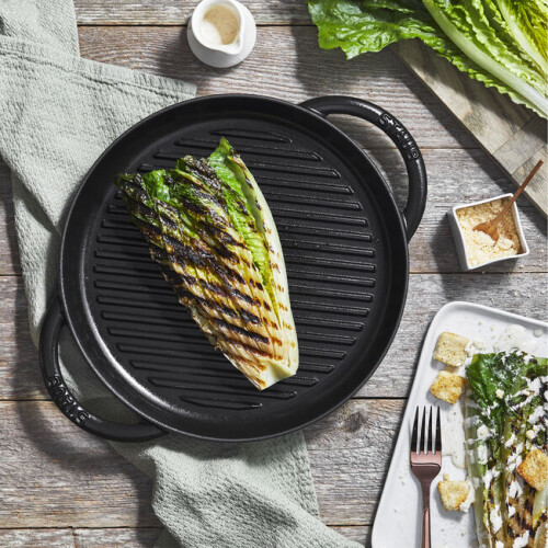 STAUB 23cm CAST IRON PURE GRILL PAN BLACK 2