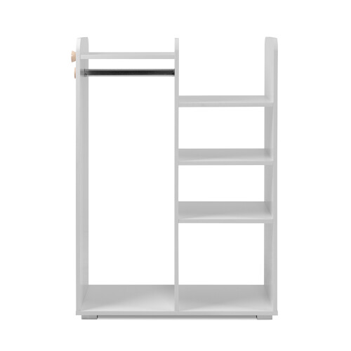 White children's wardrobe, 110 cm high - LALA
