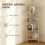 5-Tier Bamboo Corner Shelf - Natural Wood Finish 6
