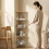 5-Tier Bamboo Corner Shelf - Natural Wood Finish 8
