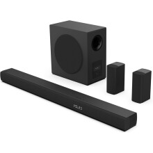 Hisense AX5100Q, 5.1 CH Soundbar, Hi-Concerto, Dolby Atmos, DTS:X, Semi wireless rear surround speakers, 6.5" subwoofer, EzPlay