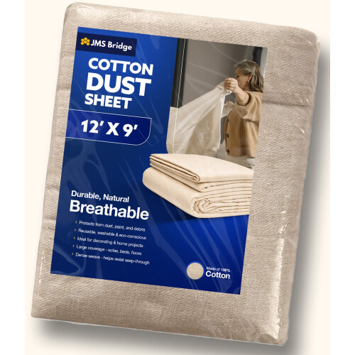 JMS Bridge Cotton Dust Sheet 12ft x 9ft