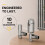 DuraTherm Angled Chrome Thermostatic Radiator Valve Lockshield Pack 15mm TRV Rad 6