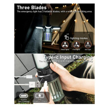 Anti-Moustiques Électrique D'Intérieur et D'Extérieur, Rechargeable par USB, Anti-Insectes Portable pour Terrasse et Camping