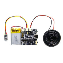 GC07A Recordable Sound Module with Battery Christmas Birthday Card Music Cover Wall MP3 Download Voice Module Leave