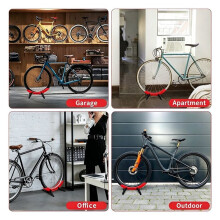Bike Stand Floor for Home/Garage Adjustable Single Bicycle Stand Bike Floor Stand Parking Rack Floor Rack Holder