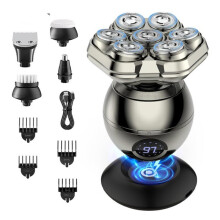 7D Razors for Men Bald Shaver Multifunctional Grooming Kit Cordless Bald Machine for Electric Shavers