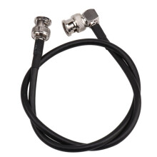 BNC-Hane Rak för BNC-Kontakt RA 90-Graders RF Koaxialkabel RG58 100 cm Adapter