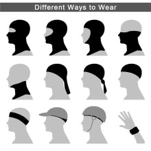 2X Utomhus Dammtät Solansiktsmask Taktisk Kamouflage Helmask Jaktcykel Cykelnackskydd (Kamouflaggrå)