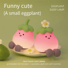Veilleuse pour Enfants en Forme de Fruits Mignons - Lampe LED Décorative pour Chambre à Coucher, Bureau, Cadeau D'Anniversaire B