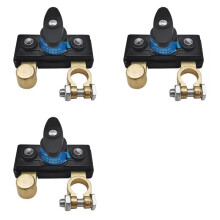 3X Car Battery Disconnect Isolator Cut Off 12V 24V Universal Battery Terminal Anti-Leakage