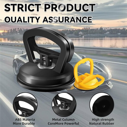 3Pcs Strong Car Dent Puller Kit, Suction Cup Handheld Dent Remover for Car Body, Glass, Ceiling & Moving Objects 1