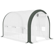 3-Pack 2m Walk-In Tunnel Greenhouse - White