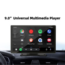 9-Zoll-Autoradio, Multimedia-Video-Player, Kabellos, CarPlay, Android Auto, Touchscreen, Tragbares Autoradio für Alle Fahrzeuge