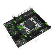 X99 PR9 Motherboard LGA 2011-3 Set Kit Unterstützt 4X DDR4 RAM M.2/NVME M.2 mit E5 2666v3 CPU-Prozessor