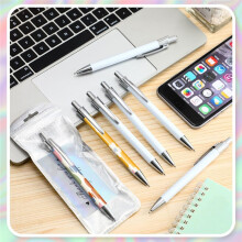 Kit de Stylo de Sublimation Stylo Vide avec Pochette Refermable Sac et Carte de Remerciement Stylo à Bille de Sublimation de L'École