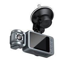 Registratore di Guida per Auto HD 2K da 2,0 Pollici con Tre Obiettivi e Telecamera di Sicurezza per Veicoli WIFI con DVD