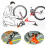 New Bicycle Maintenance Handle Holder Portable and Durable Clip  Bicycle Handle Holder Bicycle Inverted Stabilizer 3