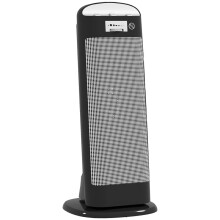 Ceramic Space Heater, 2000W Fan Heater w/ 4 Modes, Adjustable Thermostat, 55 Oscillation, Tip-Over & Overheat Protection for Bedroom & Office, Black