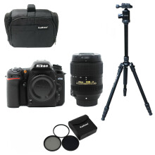 Nikon D7500 (18-300) with Bag & Tripod & SanDisk 128GB 200MB/s & Filters (67mm)