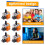 6 Pezzi per PS5 TMR Joystick Elettromagnetico per PS5 Gamepad TMR Joystick 3D Analog Thumb Stick Controller 4