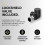DuraTherm Corner Black Thermostatic Radiator Valve Pack - 15mm 2