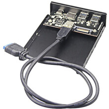 For Micro-/USB 3.0 /TF Flash 3.5 Internal Card Reader,Type C Front Panel 2 USB 3.0 Port Floppy Hub USB 3.1 Gen 1