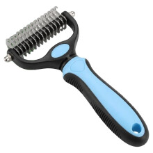 Pet Tool Grooming, Dual Tooth Groom Pro for Dogs, Cat Deshedding Brush, Dog Rake Brush for Shedding, Cats Comb