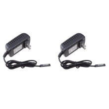2X US Plug Home Wall Socket AC Power Supply Adapter Charger for Windows Surface RT Surface 2 Tablet