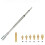 Heat Insert Nut Iron Tip Trimming Kit C210/TS21/HS-02B Internal Thread Soldering Iron Tip 3D Print Modify Finishing Tool 3