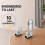 DuraTherm Corner Chrome Thermostatic Radiator Valve Pack - 15mm 6