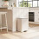 20L Kitchen Bin with Soft-Close Lid and Stay-Open Function, Pedal Bin with Removable Inner Bucket for Kitchen, Office, Home, Cream 4