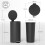 Kitchen Bin, 30 Litre Pedal Rubbish Bin with Removable Bucket, Black 5