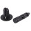 1000Pcs Car Molding Door  5mm Hole Plastic Rivets Fixing Black. 5
