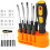 2Set 8-in-1 Multifunctional Screwdriver Set - Repair Tool Kit for Mobiles, Computers, Various Interchangeable Heads 7