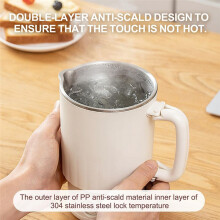 Travel Foldable Electric Kettle,Portable Tea Coffee Kettle , Stainless Steel Hot  Water Boiler US Plug